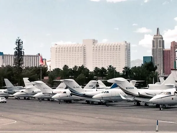 'Rừng' máy bay đến xem trận so găng Mayweather-Pacquiao ảnh 2