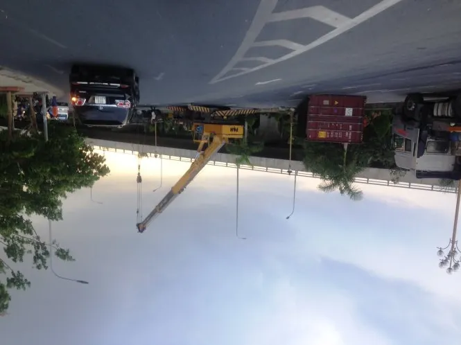 Hiện trường vụ tai nạn - Ảnh: Hải Hiếu