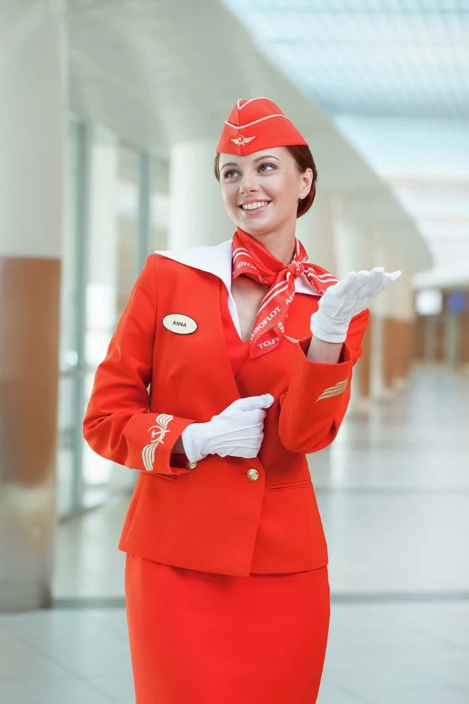 Vẻ đẹp kiều diễm của các tiếp viên hãng hàng không Nga ảnh 12