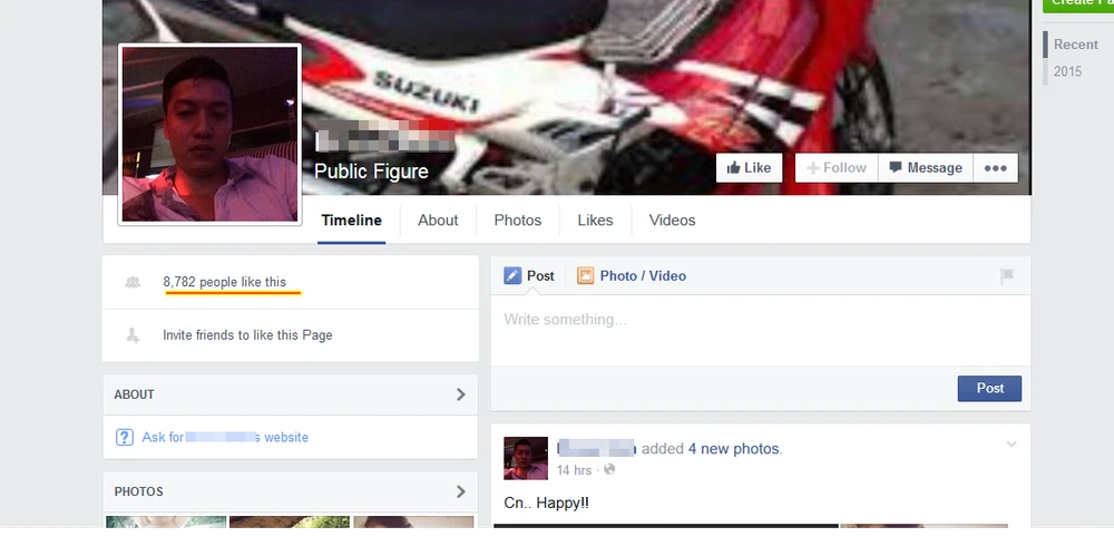 Xuất hiện Facebook giả nghi can Nguyễn Hải Dương để câu like ảnh 2