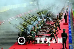 Chùm ảnh: 21 phát đại bác vang lên trong ngày Quốc khánh ảnh 1