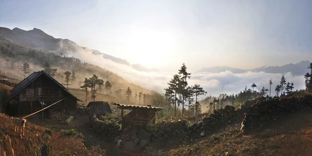  &nbsp;Sương sớm ở Hầu Thào (Lào Cai) 
