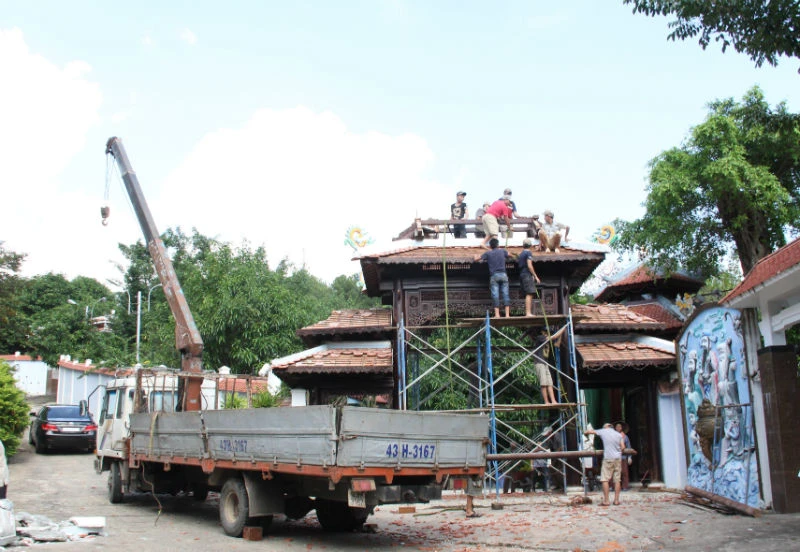 biệt phủ, đại gia vàng, quảng nam, tháo dỡ