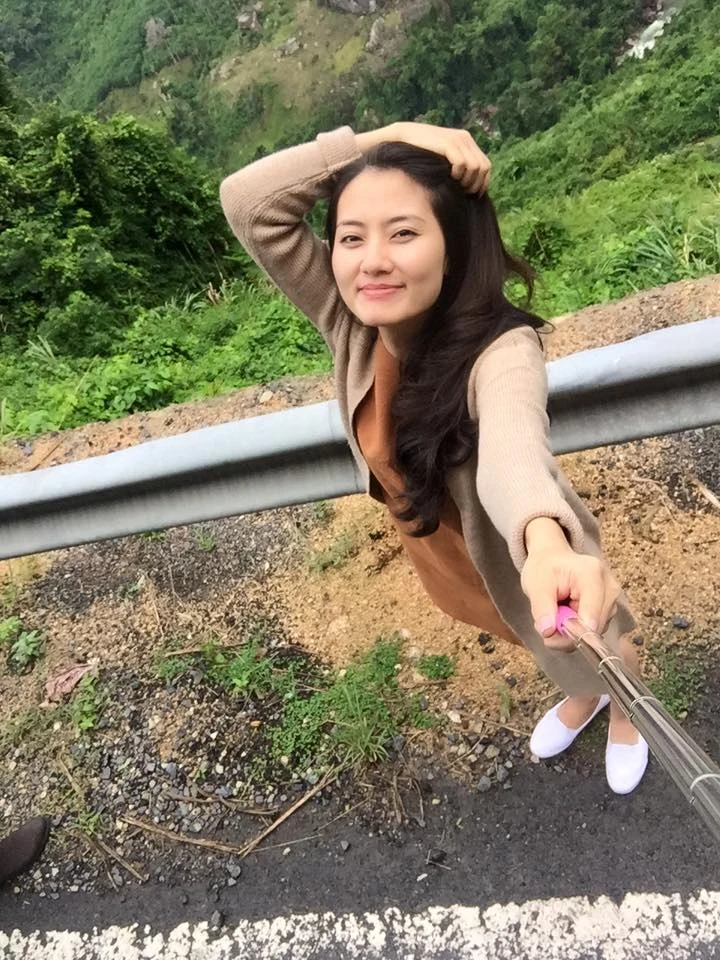 Ngọc Lan không ngại để mặt mộc xuất hiện trước khán giả và đăng ảnh trên trang cá nhân.
