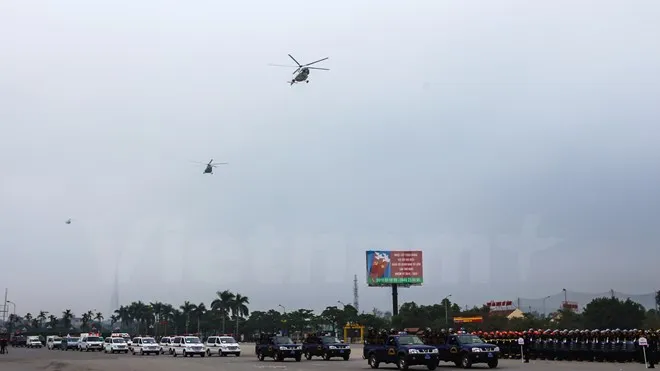 Bộ trưởng Trần Đại Quang phát lệnh xuất quân bảo vệ Đại hội Đảng ảnh 12