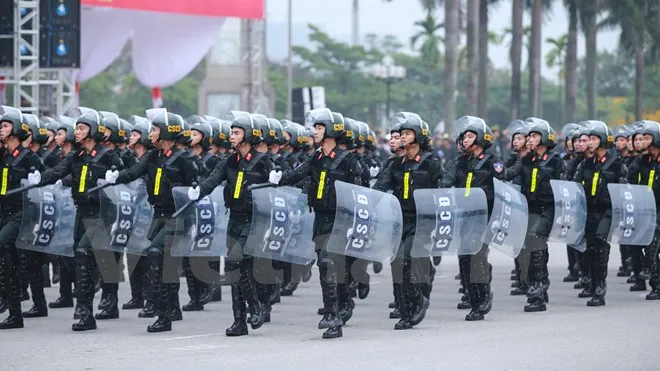 Bộ trưởng Trần Đại Quang phát lệnh xuất quân bảo vệ Đại hội Đảng ảnh 7