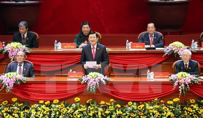 Toàn cảnh phiên bế mạc Đại hội toàn quốc lần thứ XII của Đảng ảnh 2