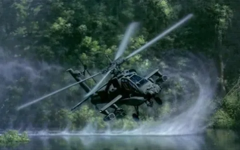 Sát thủ diệt xe tăng Apache. Ảnh Quân đội Mỹ