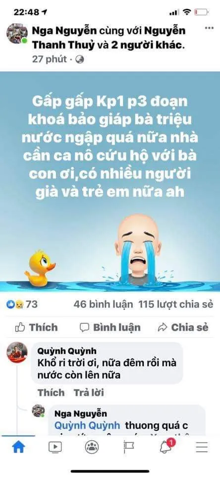 Lũ dâng trong đêm, người dân Quảng Trị lên mạng cầu cứu ảnh 4