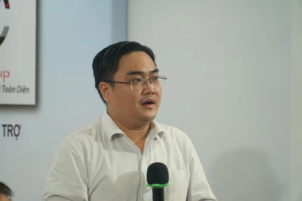 Ông Ngô Minh Hải, Phó Bí thư thường trực Thành đoàn TP.HCM, (thành viên ban giám khảo). Ảnh: HUỲNH THƠ