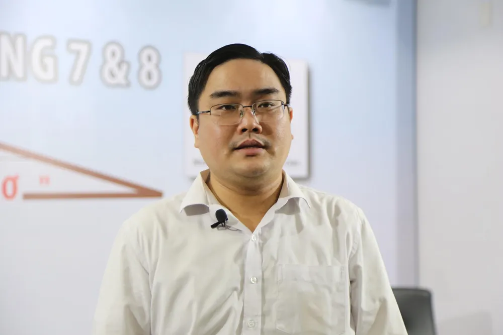 Ông Ngô Minh Hải, Phó Bí thư trường trực Thành đoàn TP.HCM, Chủ tịch Hội Liên hiệp Thanh niên Việt Nam TP.HCM, thành viên Ban giám khảo cuộc thi &quot;Tổ ấm tôi mơ&quot;