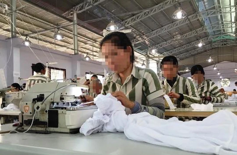 Phụ nữ có thai hoặc đang nuôi con dưới 36 tháng tuổi thì được hoãn thi hành án cho đến khi con đủ 36 tháng tuổi, sau đó mới chấp hành án phạt tù. Ảnh: CTV