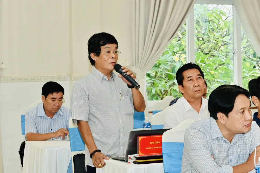 Tọa đàm “Bảo vệ môi trường biển để phát triển kinh tế biển bền vững tại tỉnh Bình Thuận”.