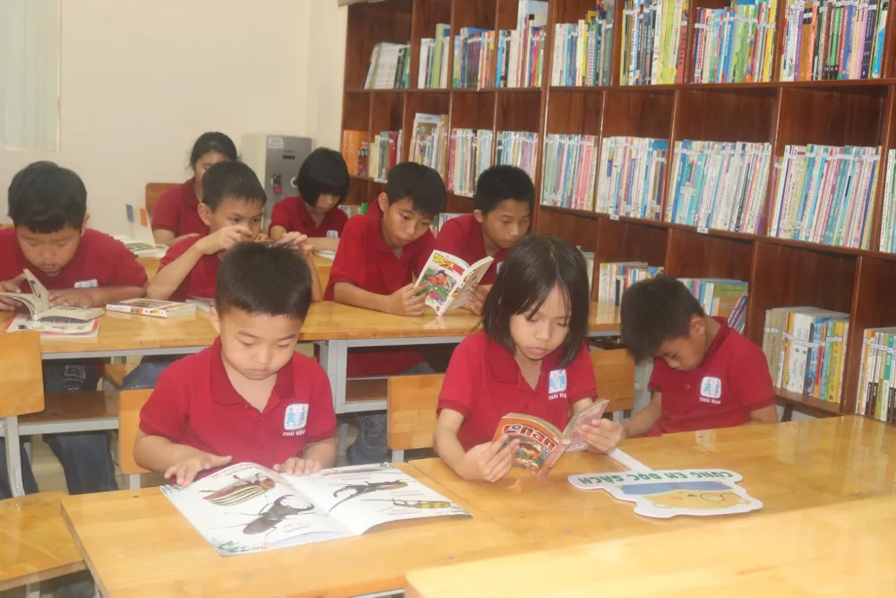 Một lớp học nhỏ ở Làng trẻ em SOS Thái Bình. Ảnh: Làng trẻ em SOS Việt Nam SOSO Thái Bình.jpg