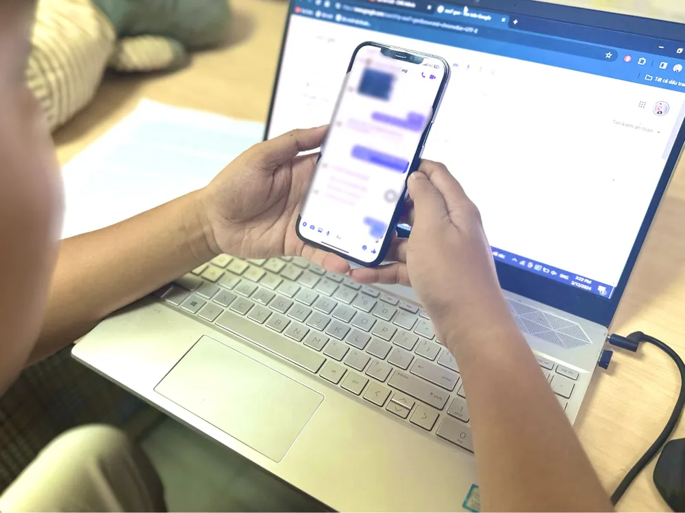 chụp màn hình tin nhắn