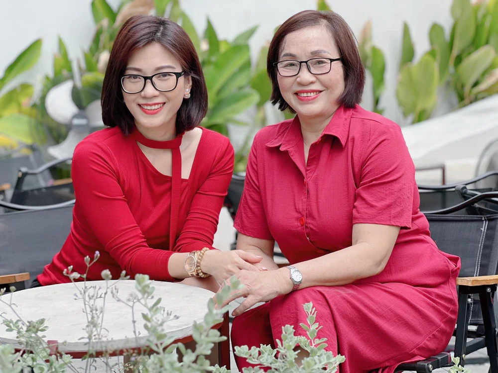 Chị Kiều Hoàng gửi lời cảm ơn, lời chúc đến mẹ. Ảnh: NVCC ngày của mẹ