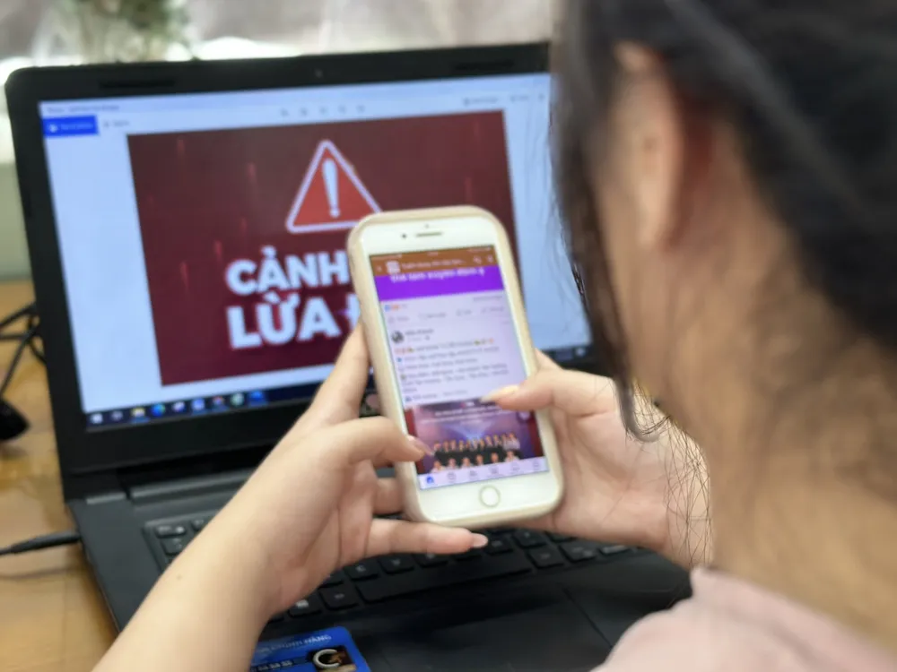 Bẫy việc nhẹ lương cao giăng khắp mạng xã hội. Ảnh: THẢO HIỀN bẫy việc nhẹ lương cao