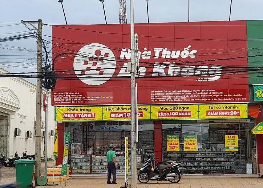 Nhà Thuốc An Khang bị xử phạt 27 triệu đồng. Ảnh: VÕ TÙNG Nhà Thuốc An Khang bị xử phạt 27 triệu đồng. Ảnh: VÕ TÙNG
