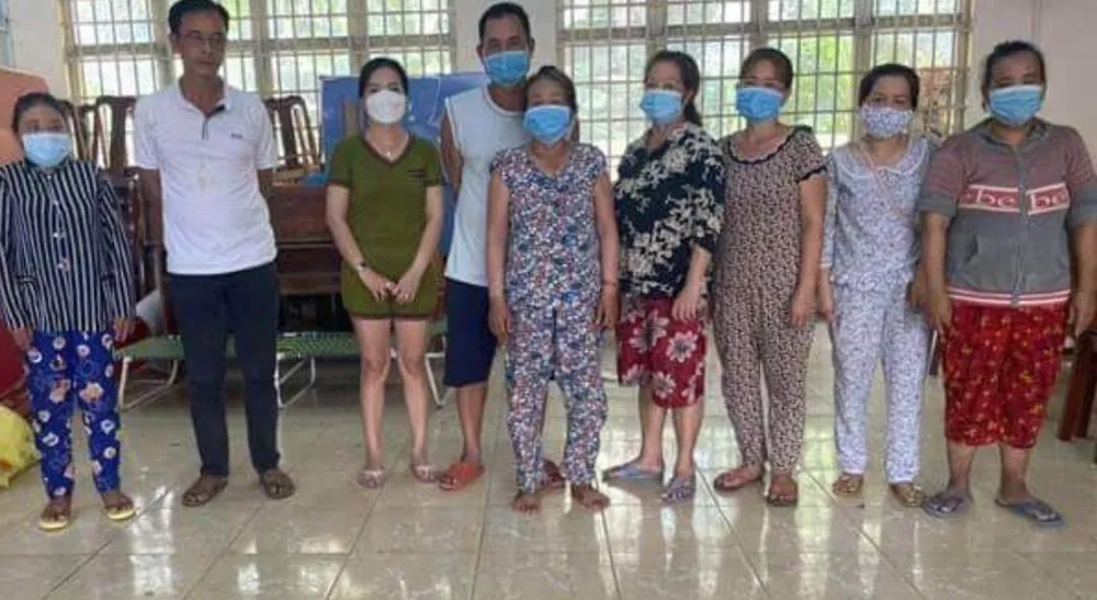 Sòng bài bửu do Trúc tổ chức chủ yếu cho phụ nữ tham gia sát phạt (Ảnh C.A)