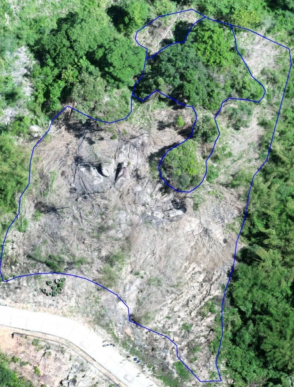 Khu vực rừng phòng hộ đầu nguồn Nhim bị phá tan hoang