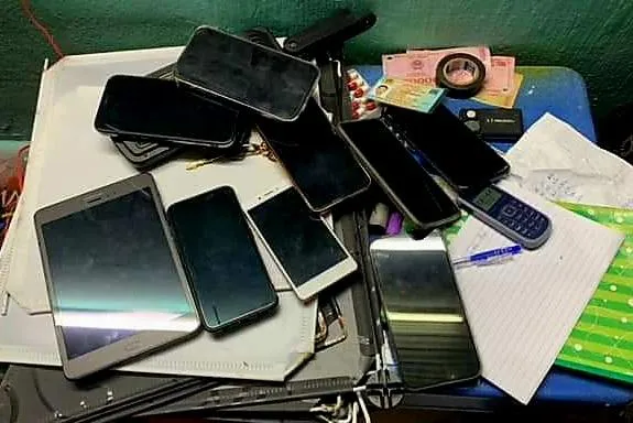 Tang vật vụ án. Ảnh: CACC