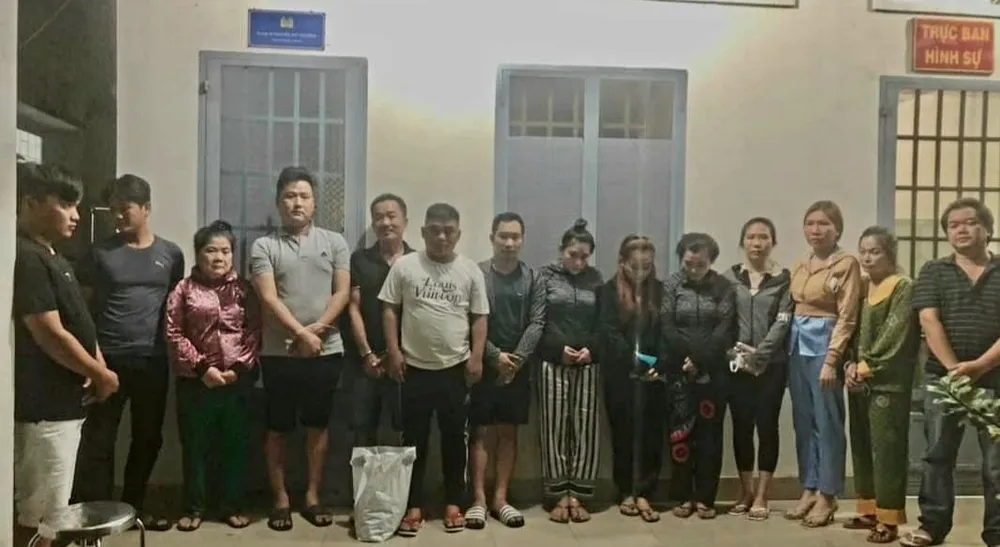 Đường dây đánh đề &quot;khủng&quot; vừa bị công an Tây Ninh triệt phá. Ảnh: CACC