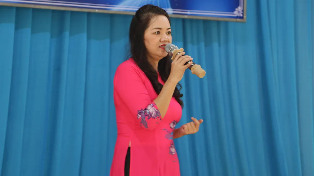 Bên cạnh chấp hành 15 điều nội quy trại giam, 4 tiêu chuẩn thi đua chấp hành án phạt tù, các phạm nhân cần thực hiện lối sống văn minh, ứng xử, giao tiếp có văn hóa trong môi trường giam giữ, cải tạo. Ảnh VÕ TÙNG