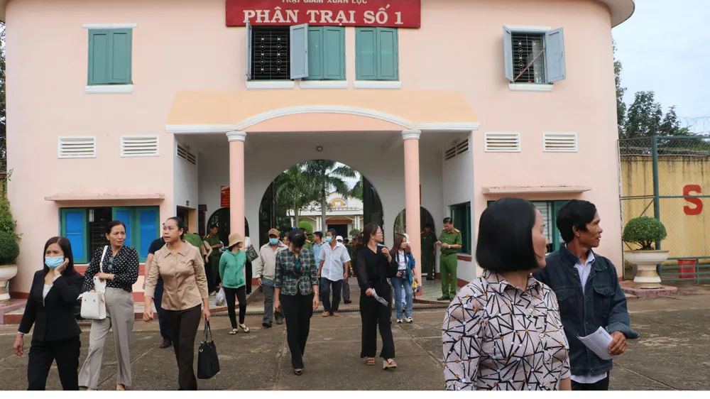 Năm 2022, Trại giam Xuân Lộc đã giảm thời hạn chấp hành án cho hơn 2200 phạm nhân. Ảnh: VÕ TÙNG