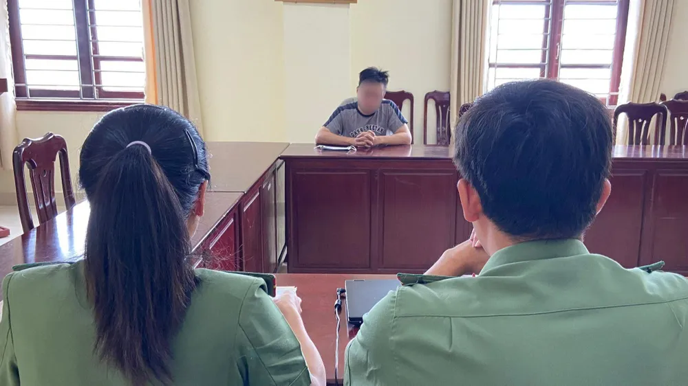 Hoàng Nhật Minh tiếp tục tái phạm. Ảnh CACC Hoàng Nhật Minh tiếp tục tái phạm. Ảnh CACC