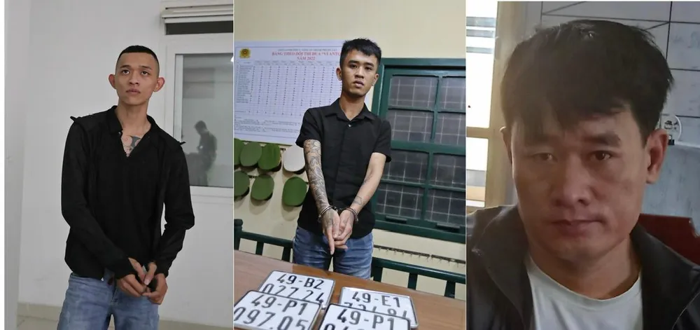 Chỉ một thời gian ngắn, hàng chục chiếc xe máy bị nhóm này lấy đi. Ảnh: CT Chỉ một thời gian ngắn, hàng chục chiếc xe máy bị nhóm này lấy đi. Ảnh: CT