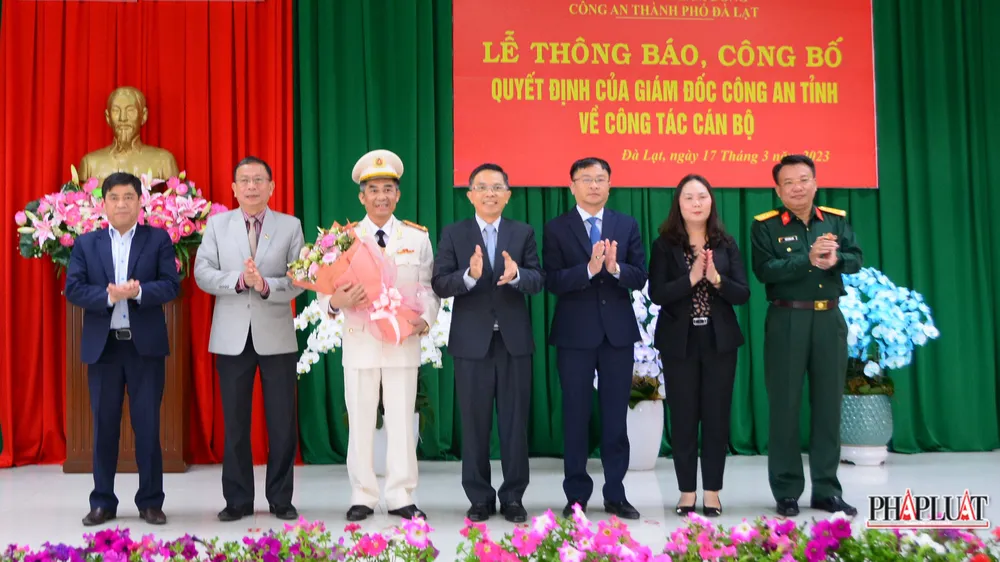 Đại tá Nguyễn Tấn Vũ được điều động từ TP Đà Lạt về làm trưởng công an TP Bảo Lộc. Ảnh: VT Đại tá Nguyễn Tấn Vũ