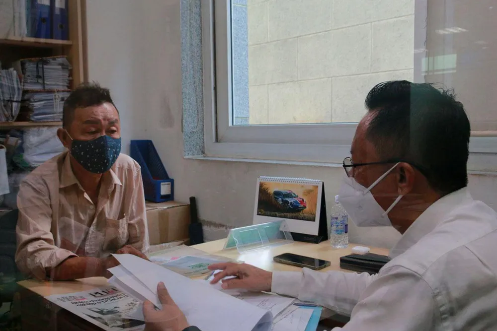 Luật sư Chương trình tư vấn pháp lý miễn phí của báo Pháp Luật TP.HCM đang tư vấn cho bạn đọc. Ảnh: MINH THUẬN