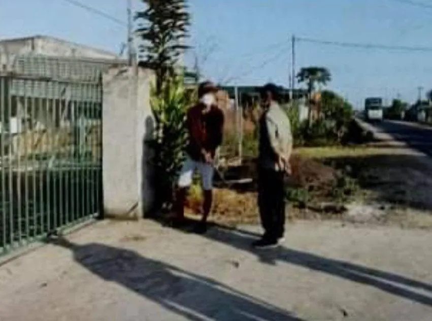 Khu vực xảy ra sự việc. Ảnh: KT