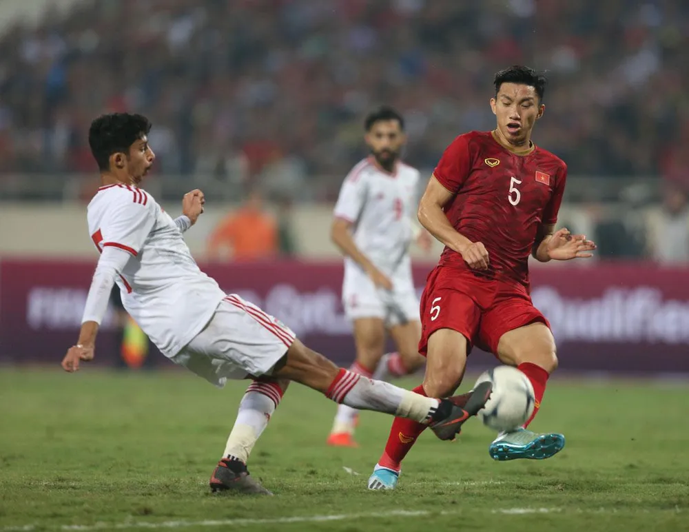 Vòng loại World Cup 2022 Việt Nam từng thắng UAE. Ảnh: CTV Vòng loại World Cup 2022 Việt Nam từng thắng UAE. Ảnh: CTV