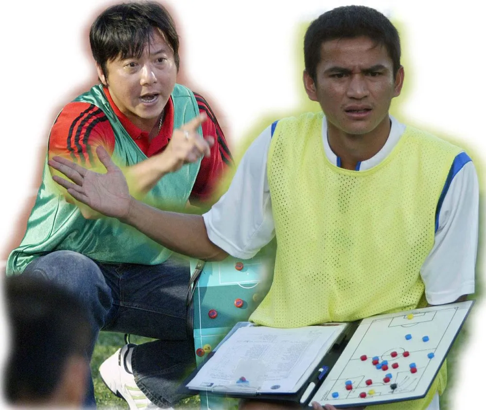 Lê Huỳnh Đức và Kiatisak từng chạm trán nhau ở cương vị cầu thủ sang đến HLV nhưng với Sài Gòn FC thì đây là lần đầu. Ảnh: XUÂN HUY