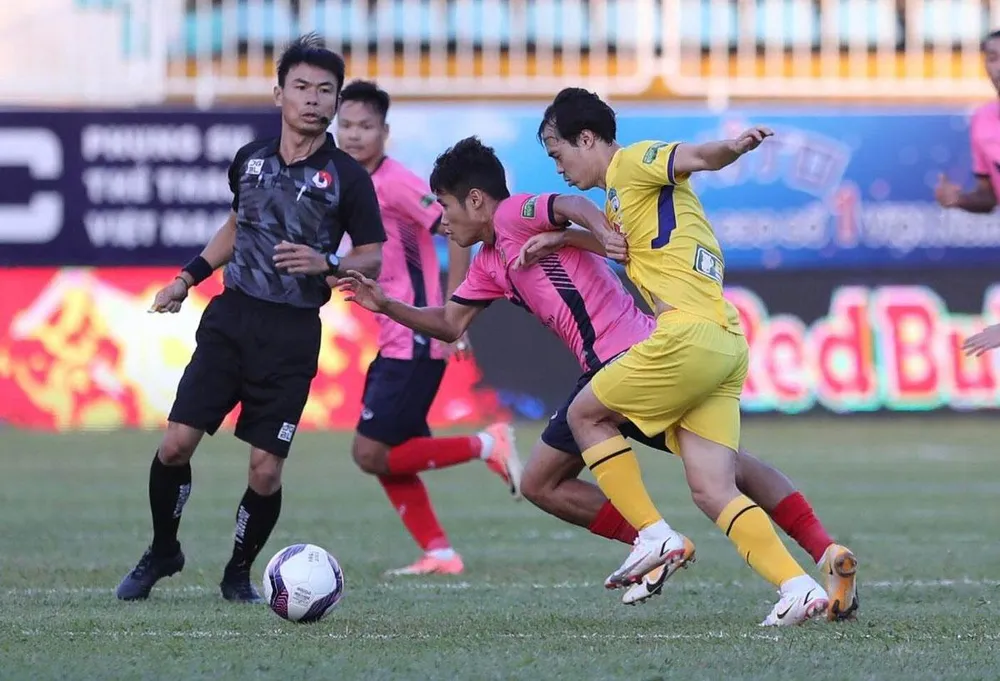 HA Gia Lai sẽ tận dụng sân nhà “bắt bài” đối thủ để đeo vào nhóm đầu. Ảnh: ANH PHƯƠNG