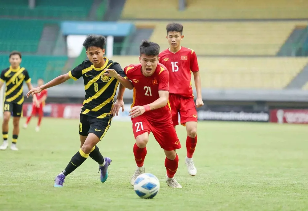 U-20 Việt Nam nếu không nhất bảng sẽ phải tính vé vớt rất phức tạp và bất lợi. Ảnh: CTP