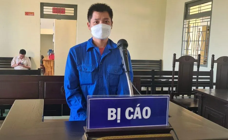 Bị cáo Thiệt tại phiên tòa sơ thẩm. Ảnh: GĐCC