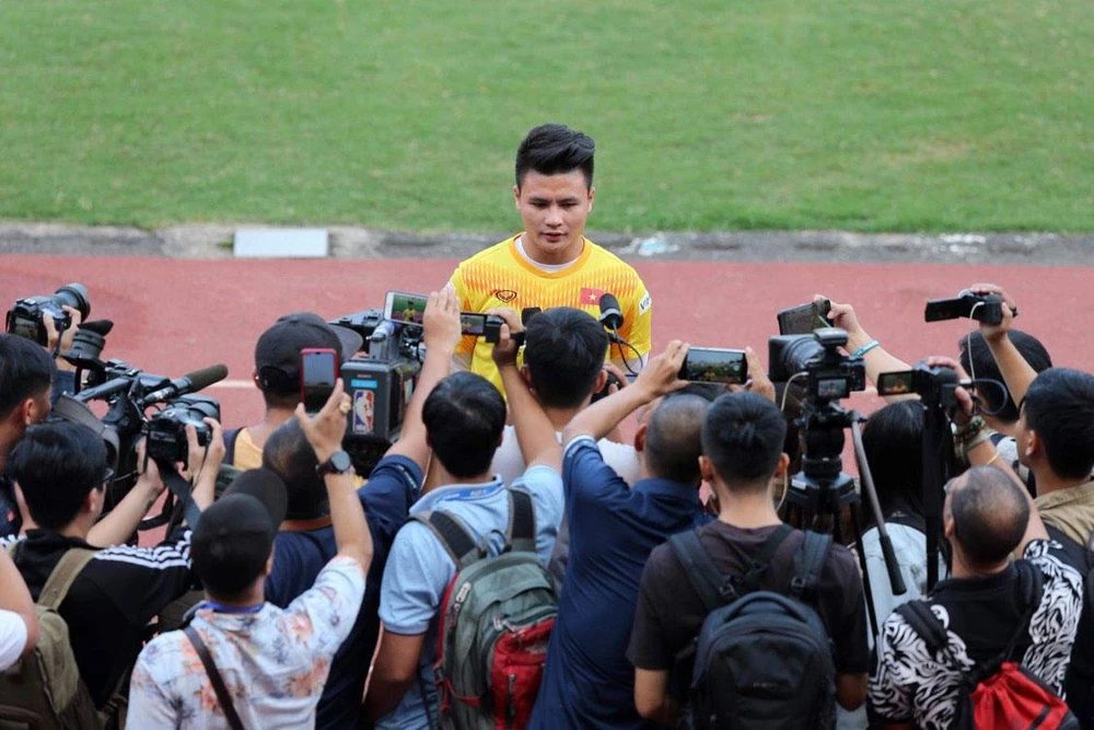 Quang Hải sẽ lấy lại sự tự tin sau khi trở về khoác áo tuyển quốc gia. Ảnh: ANH PHƯƠNG