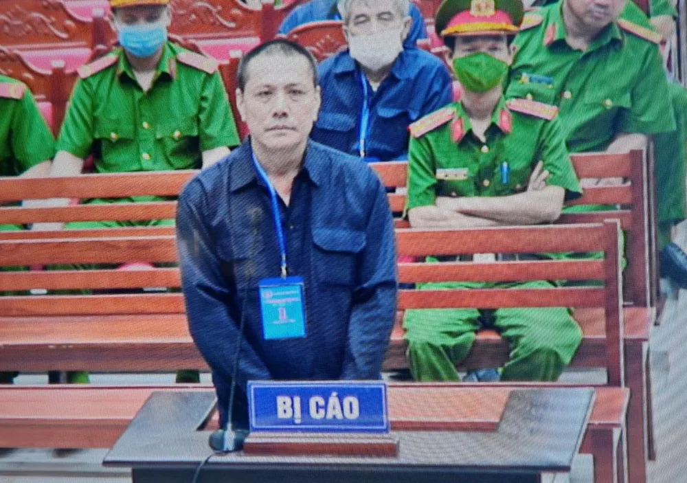 Bị cáo Đào Ngọc Viễn được xác định có vai trò cầm đầu trong vụ án. Ảnh: VŨ HỘI