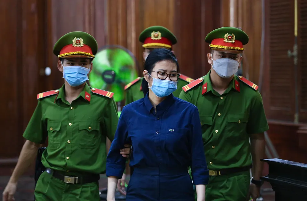 Bà Hoàng Thị Thúy Nga bị VKS đề nghị phạt 9-10 năm tù. Ảnh: HOÀNG GIANG