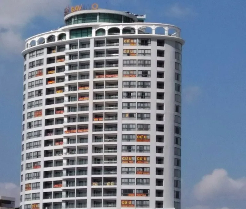 Khách sạn Bavico Nha Trang đang bị bỏ hoang. Ảnh: TL