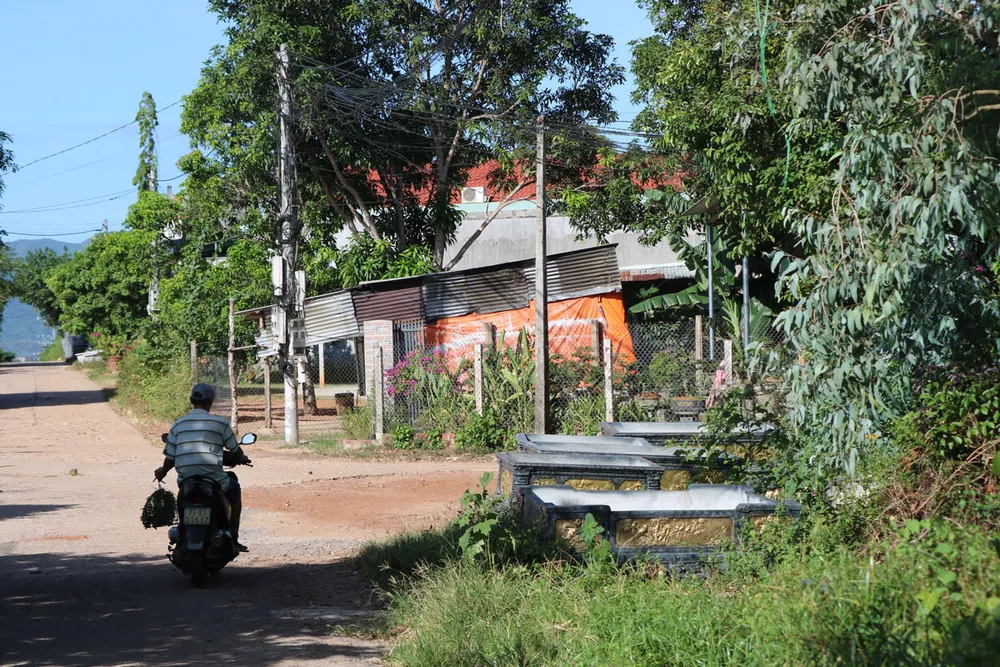 Khu vực đất được giao cho người dân trước đó nhưng chỉ nằm trên sổ hồng. Ảnh: QN