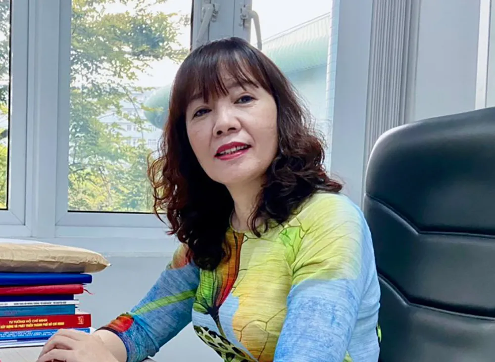 TS Trần Thị Hà Vân, Trưởng khoa Xây dựng Đảng Học viện Cán bộ TP.HCM.