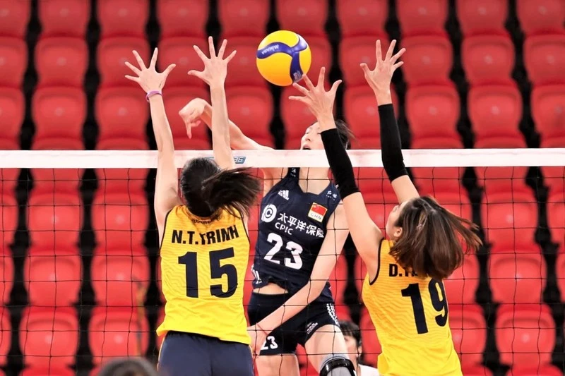 Trận nữ Việt Nam thua Trung Quốc 0-3. Ảnh: GETTY IMAGES