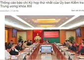 Ủy ban Kiểm tra Trung ương bầu bảy Phó Chủ nhiệm