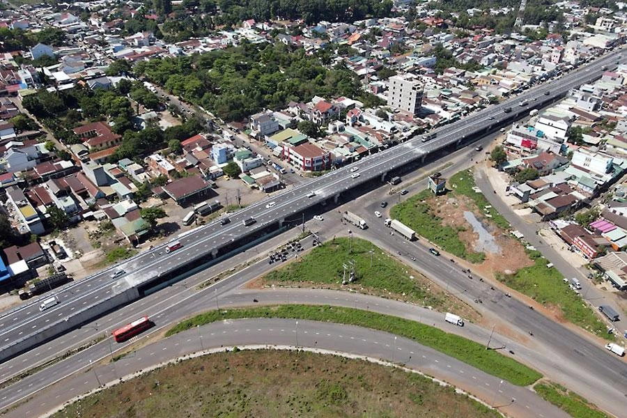 Tuyến cao tốc Dầu Giây - Tân Phú có điểm đầu dự án trùng với điểm cuối cao tốc TP.HCM - Long Thành - Dầu Giây. Ảnh: VŨ HỘI