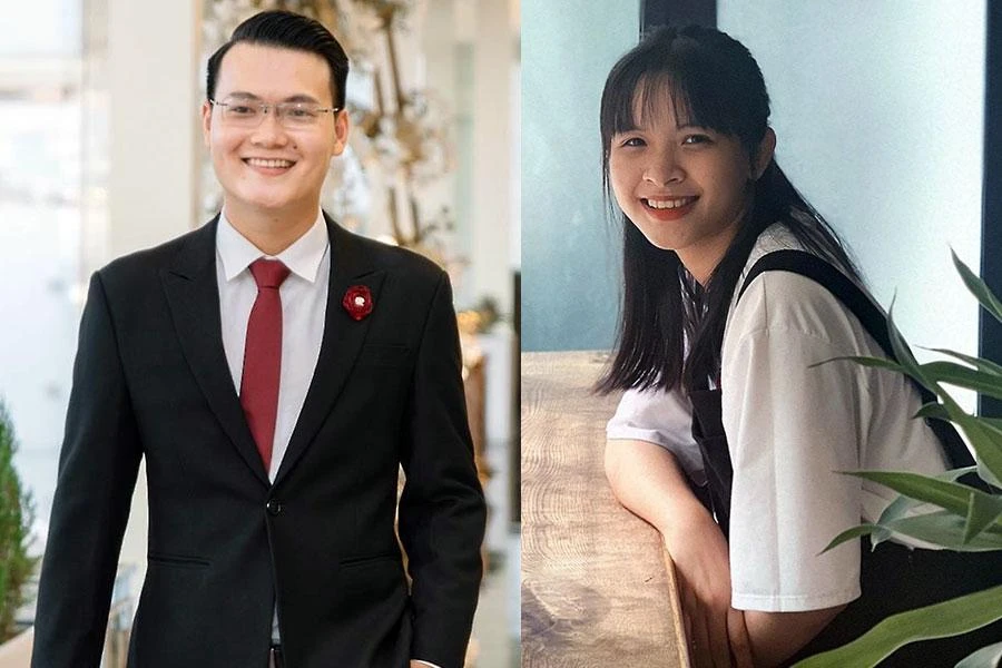 Anh Hà Lâm Khánh Linh (trái) luôn mong muốn lan tỏa những năng lượng tích cực cho xã hội về việc đăng ký hiến tạng còn bạn Trương Thị Ngọc Bích quan niệm rằng “cho đi là còn mãi”. Ảnh: NVCC