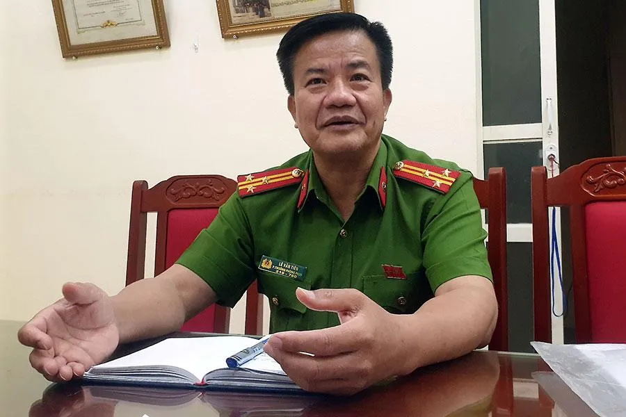 Thượng tá Lê Văn Tiên, Phó phòng Cảnh sát cơ động Công an tỉnh Thanh Hóa