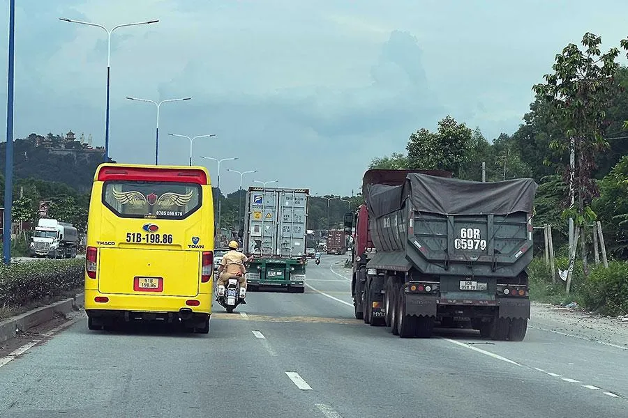 Đường vành đai 3, đoạn Mỹ Phước - Tân Vạn (Bình Dương) đã hoàn thành và đang khai thác. Ảnh: ĐÀO TRANG